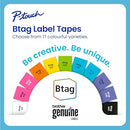 BROTHER P-TOUCH BTAG BTAG231 BLACK ON WHITE LABEL TAPE 1/2IN BY 13.1FT - Brand New