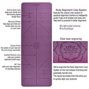 DAWAY Wide Thick TPE Yoga Mat Y8 Eco Friendly Pilates Mats, 6mm B075JF58T9 - Like New