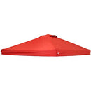 SUNNYDAZE 10X10 CANOPY REPLACEMENT TOP CANOPY REPLACEMENT COVER SHADE - RED - Like New