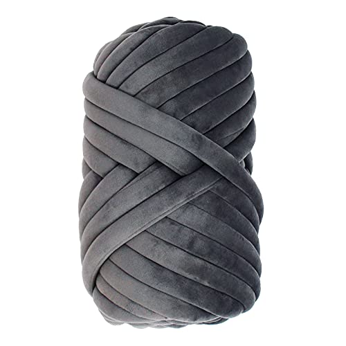 Casaphoria Chunky Yarn 2.3Lbs/47Yards MX2021003 - DARK GRAY - Brand New