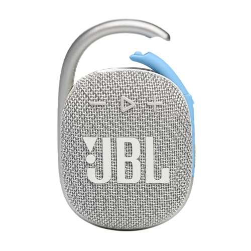 JBL CLIP 4 ECO - ULTRA-PORTABLE WATERPROOF BLUETOOTH SPEAKER - ECO WHITE - Like New