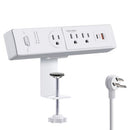 SUREANCE 50W DESK CLAMP POWER STRIP USB-C 30W PD SUREANCE DESKTOP MOUNT - WHITE - Like New