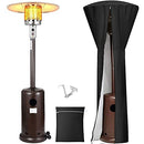 Outdoor Propane Patio Heater 48000 BTU Free Standing W/ Cover - Beige - Brand New