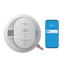 KIDDE SMART SMOKE AND CARBON MONOXIDE DETECTOR RING APP 30CUAR - WHITE - Like New