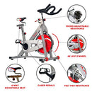 SUNNY HEALTH & FITNESS BELT DRIVE PRO INDOOR CYCLING BIKE - SF-B901B - GRAY - Like New