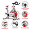 SUNNY HEALTH & FITNESS BELT DRIVE PRO INDOOR CYCLING BIKE - SF-B901B - GRAY - Like New
