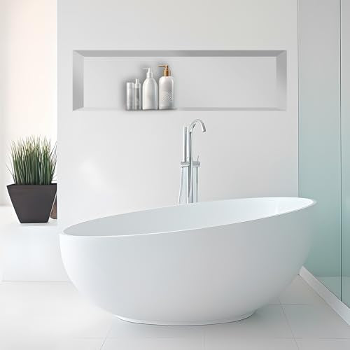 UNI-GREEN LARGE RECTANGLE SHOWER NICHE 14"x50"(INSIDE 12" x 48") - BLACK - Like New