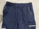 BLUE ICE PREMIUM CLOTHING CARGO SWEATPANT UNISEX, SMALL - NAVY - Brand New