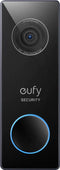 eufy T8202 Security Wired 2K Video Doorbell - White Base, Black - Scratch & Dent