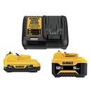 DEWALT DCB135C 2-PIECE 12V 3 AH / 5 AH LITHIUM-ION BATTERIES - YELLOW/BLK - Brand New