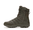 MERRELL MEN'S MOAB 3 8" TACTICAL ZIP WATERPROOF BOOT - SIZE: 11.5 - DARK OLIVE - Like New