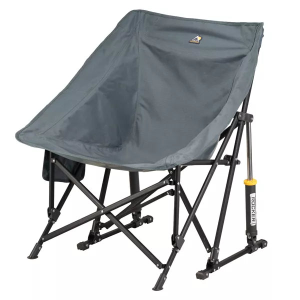 GCI OUTDOOR POD ROCKER FOLDABLE ROCKING CAMP CHAIR - CHARCOAL - Like New