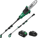 KIMO 20V Cordless Pole Saw Tree Trimming 4.0AH 13ft Telescopic - Green - Brand New