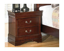 Alisdair Dark Brown Two Drawer Night Stand - Brand New