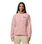COLUMBIA WOMENS BENTON SPRINGS FULL ZIP FLEECE JACKET ERASER PINK XLARGE - Brand New