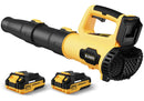 LEAPUL LEAF BLOWER CORDLESS ELECTRIC CORDLESS LEAF BLOWER WITH 2 BATTERIES - Like New