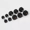 ALL IN MOTION HEX DUMBBELL 8LBS RUBBER COATED CHROME HANDLE ARM WORKOUT - BLACK - Like New