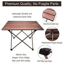 Erago Portable Folding Premium Camping Table,Lightweight&Backpack - Brand New