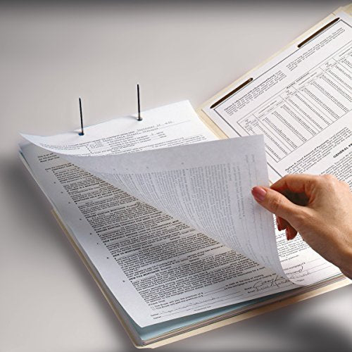Smead Fastener File Folder, 2 Fasteners, Reinforced 1/3-Cut Tab, 50 Box - Brand New