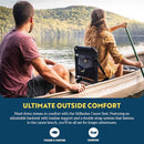 GCI OUTDOOR SITBACKER ADJUSTABLE CANOE SEAT WITH BACK SUPPORT - BLACK - Like New