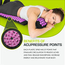 PROSOURCEFIT ACUPRESSURE MAT AND PILLOW SET SIZE LARGE - BLACK/PINK - Brand New