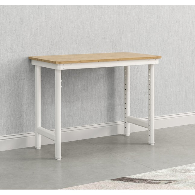 EVEREST WORK TABLE H STEEL CLOUD FREESTANDING UTILITY STORAGE CABINET - WHITE - Like New