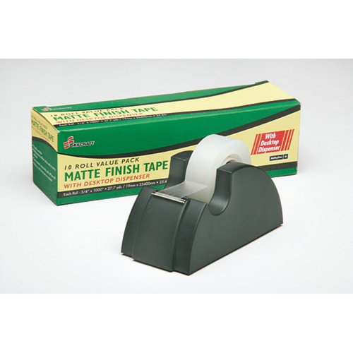 SKILCRAFT 7510-01-580-6224 TAPE MATTED 3/4"X1000" PK/10 DISP - Brand New