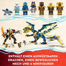 LEGO 71796 NINJAGO THE ELEMENTAL DRAGON AGAINST EMPRESS' ROBOT - MULTI - Like New