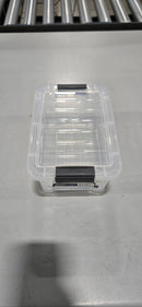 SUPERIO STORAGE BINS, SLIM & STACKABLE, BPA-FREE,ODORLESS, 1.85QT(1.75L) - BLACK - Brand New