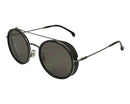 CARRERA OVAL SUNGLASSES - RUTHENIUM FRAME, GRAY LENSES, 50-22-140, GRAY/BLACK - Like New