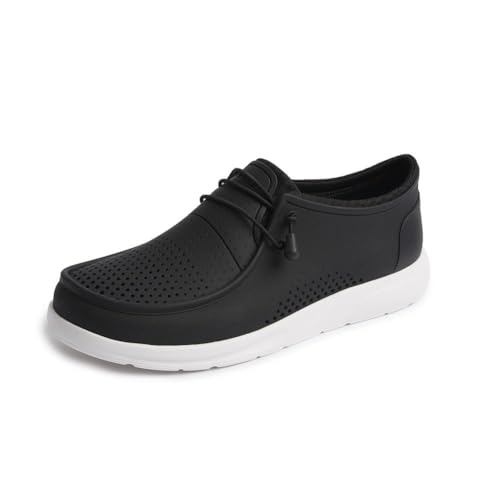 CI9922 REEF WATER COAST MEN'S SHOE, WATER FRIENDLY, SOFT FOOTBED SIZE 10 BLACK - Like New