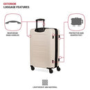 SWISSGEAR 8020 ECLIPSE HARDSIDE LUGGAGE SPINNER WHEELS CHECKED-MEDIUM 24-INCH - Brand New