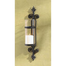 Zingz & Thingz Romantic Metal Wall Sconce Candle Holder, 4.25x4.5x19.75 - Brand New