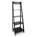 ADEPTUS JELA SOLID WOOD SPLIT 5 SHELF LADDER 95078 - BLACK - Like New