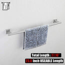 JQK Bath Towel Bar 24" Stainless Steel Towel Rack Brushed TB230L24-BN - NEW - Brand New