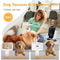 FOTING 8 in 1 Dog Grooming Vacuum & Dryer Kit Pet Grooming Dogs, Black/White - Like New
