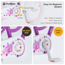RoyalBaby Girls Bike Classic & EZ Kids Bike Balance 12 14 16 18 20"Inch - Purple - Like New