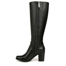 Naturalizer Womens Kalina Knee High Tall Boots Black Leather Wide Calf 6.5 M - Brand New