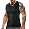 Cimkiz Men's Waist Trainer Sauna Suit Shirt, Gym & Exercise Compression Vest - Like New