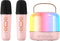 MUMUWIND KARAOKE MACHINE 2 MICROPHONES PORTABLE MINI KARAOKE MACHINE - PINK - Like New