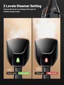 KEENSTAR STEAMER CLOTHES HANDHELD GARMENT 1500W 250ML WATER TANK - BLACK/GOLD - Like New