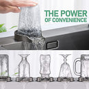 BEATI FAUCET GLASS RINSER BRASS/ BLACK - YD-GR-CH-A - Like New
