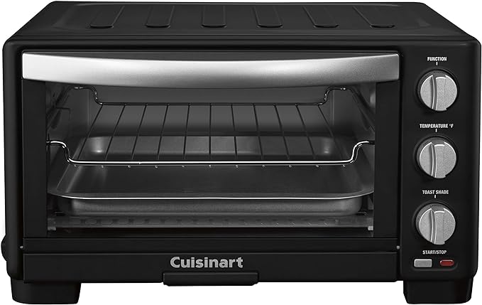 Cuisinart Toaster Oven Broiler TOB-1010MB - MATTE BLACK Like New