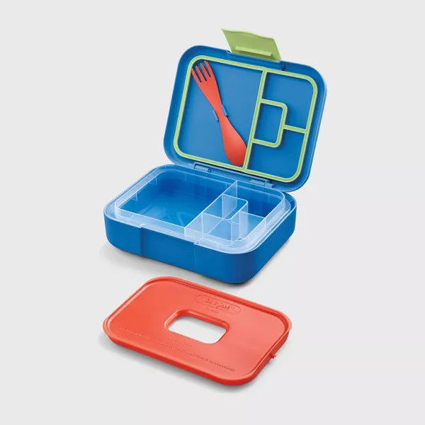 CAT & JACK DELUXE BENTO BOX 4PC - BLUE - Like New