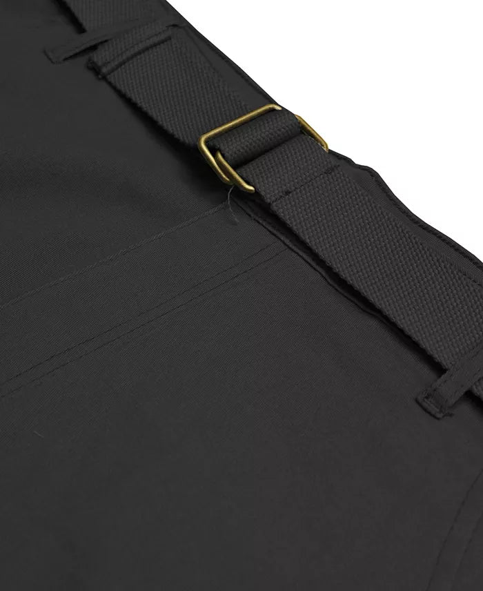 BLU ROCK MEN'S FLEX STRETCH CARGO SHORTS - 38 - BLACK - Brand New