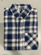 BLACK HORSE MEN'S WOVEN PLAID SHIRT - MENS SMALL - BLUE/LIGHT BLUE/WHITE/YELLOW - Brand New