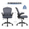WINRISE OFFICE CHAIR DESK CHAIR ERGONOMIC MESH COMPUTER CHAIR - DARK GRAY - Like New