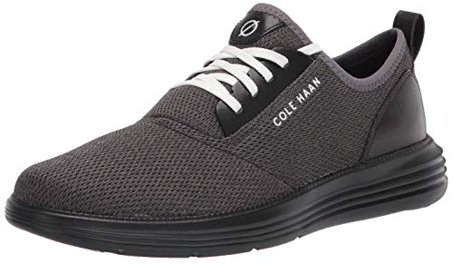 C32583 COLE HAAN MEN'S GRANDSPORT JOURNEY KNIT SNEAKER SIZE 10.5 BLACK/WHITE - Like New