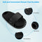 KIBHOUS SILICONE SHOWER FOOT SCRUBBER PERSONAL FOOT MASSAGE CLEANING - BLACK Like New