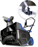 Snow Joe Electric Walk-Behind Single-Stage Snow Blower, 18-inch, 13-Amp - BLUE - Like New